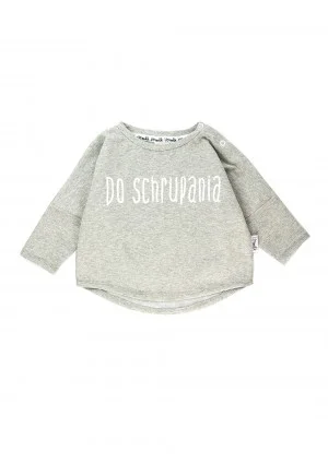 Bluza dziecięca "do schrupania" Szary Melanż