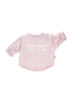 Powder pink kids sweatshirt 
