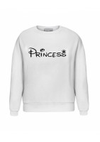 White sweatshirt "princess"