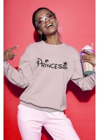 Powder pink sweatshirt "princess"
