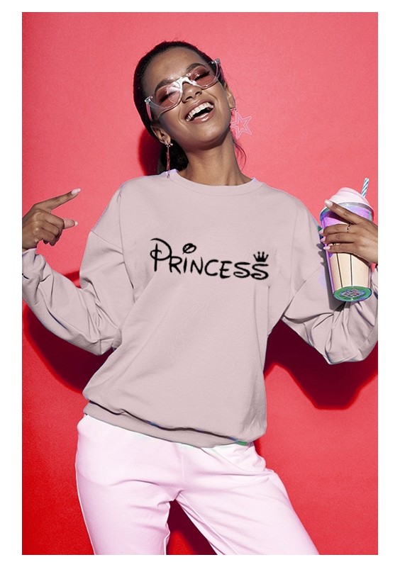 Bluza damska "princess" Pudrowy Róż