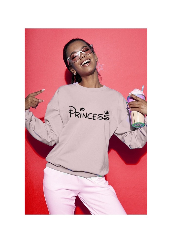 Bluza damska "princess" Pudrowy Róż