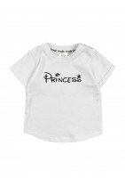 White kids T-shirt "princess"