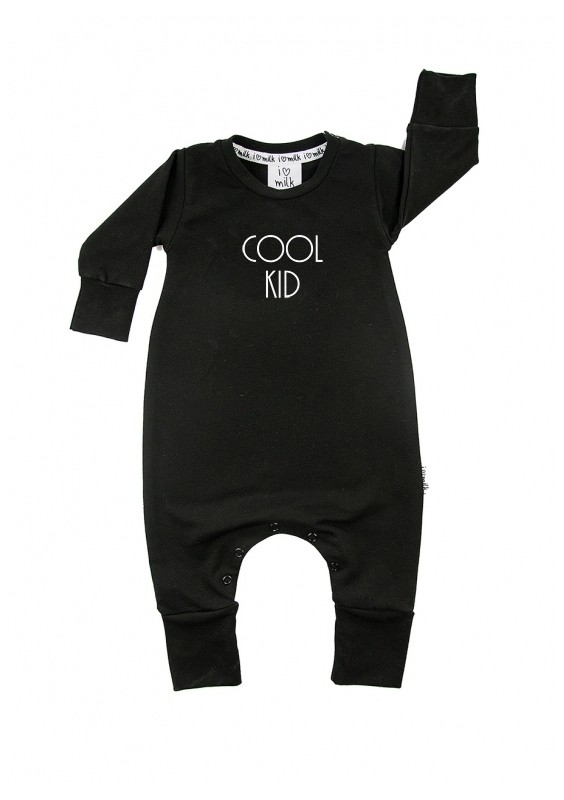 "COOL KID" KIDS ROMPER BLACK