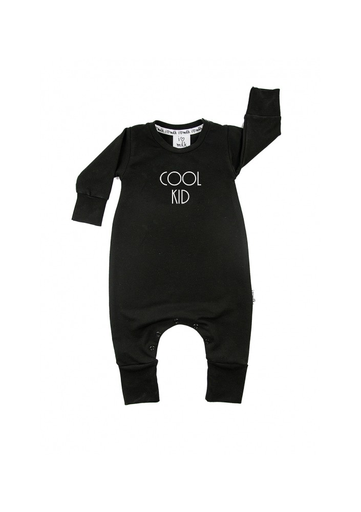 "COOL KID" KIDS ROMPER BLACK