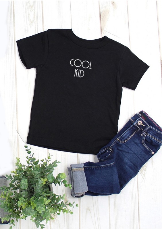 "COOL KID" KIDS T-SHIRT BLACK