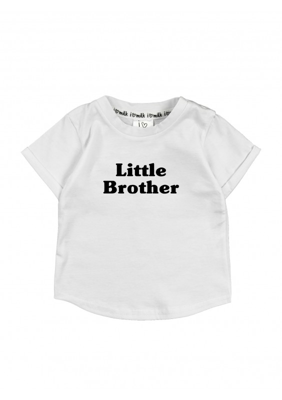 T-shirt dziecięcy "little brother" Biały