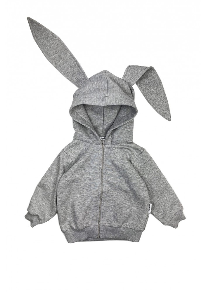 Bluza dziecięca rabbit Szary Melanż