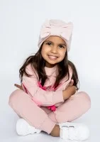 Powder pink kids Hat turban