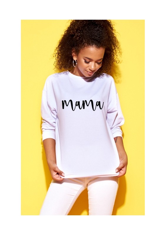 White Sweatshirt "mama"
