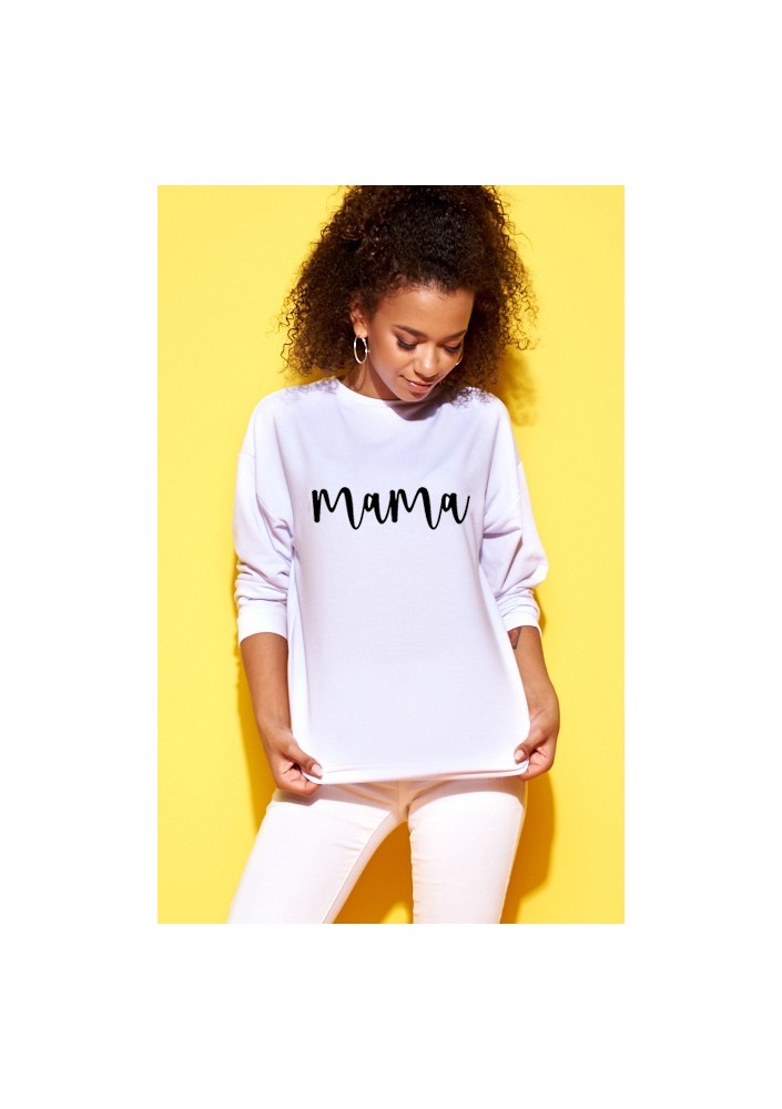 Bluza damska "mama" Biała