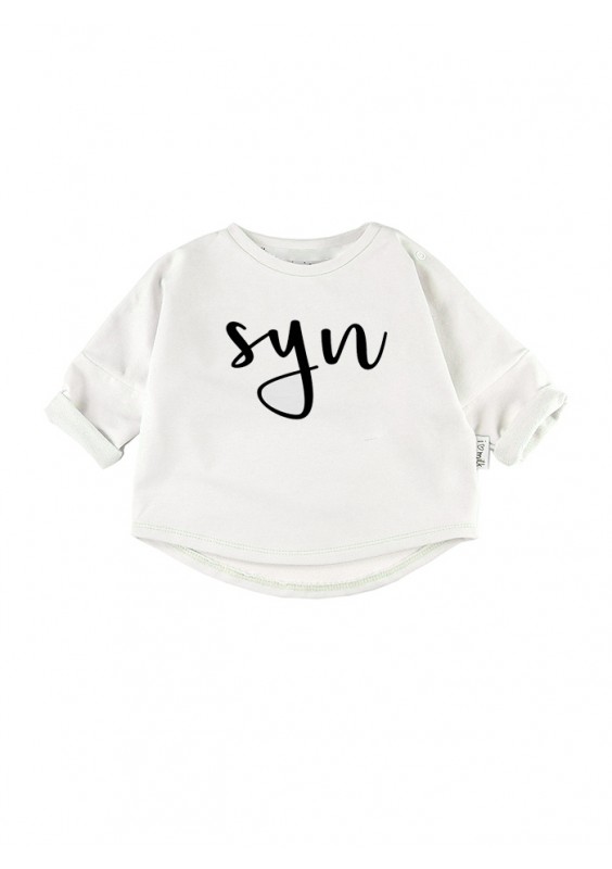 White kids Sweatshirt "syn"