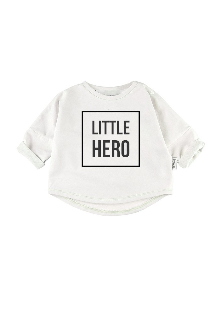 Bluza dziecięca "little hero" Biała