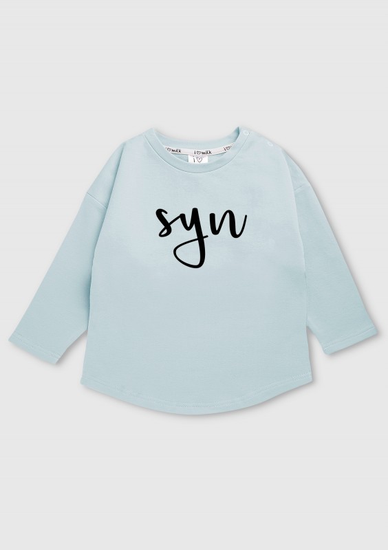 Bluza dziecięca "syn" Błękitna