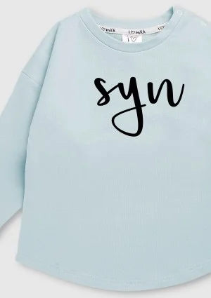Light blue kids Sweatshirt "syn"