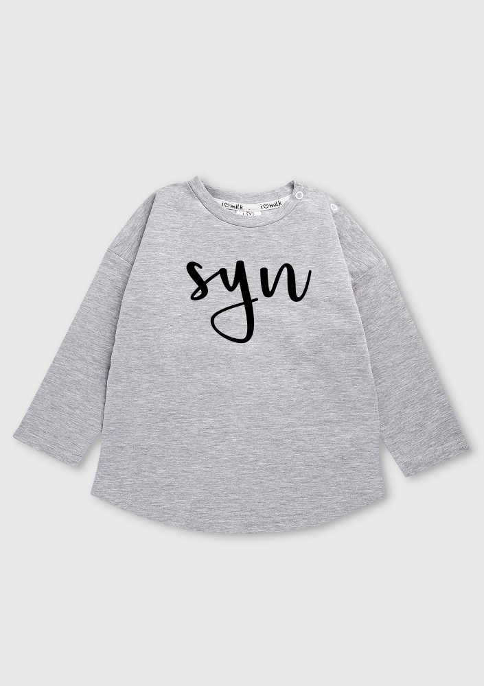 Melange Grey kids Sweatshirt "syn"