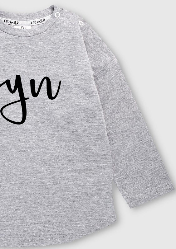 Melange Grey kids Sweatshirt "syn"