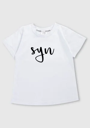 T-shirt dziecięcy ,,syn" Biały