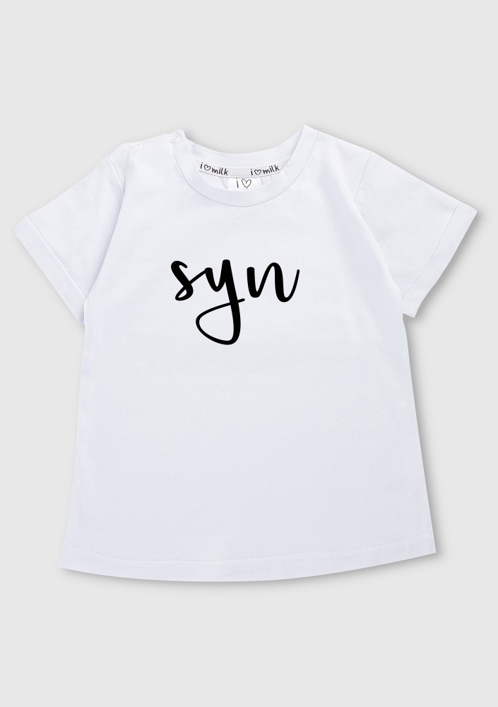 T-shirt dziecięcy ,,syn" Biały
