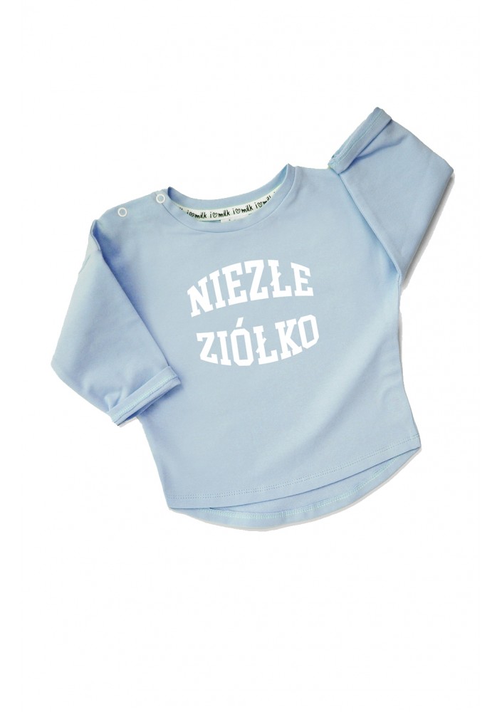 Bluza dziecięca "niezłe ziółko" Błękitna