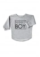Melange grey kids sweatshirt 