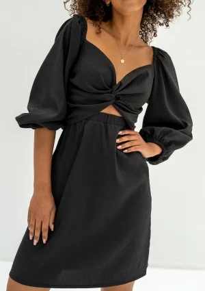 Rosenne - Black mini dress