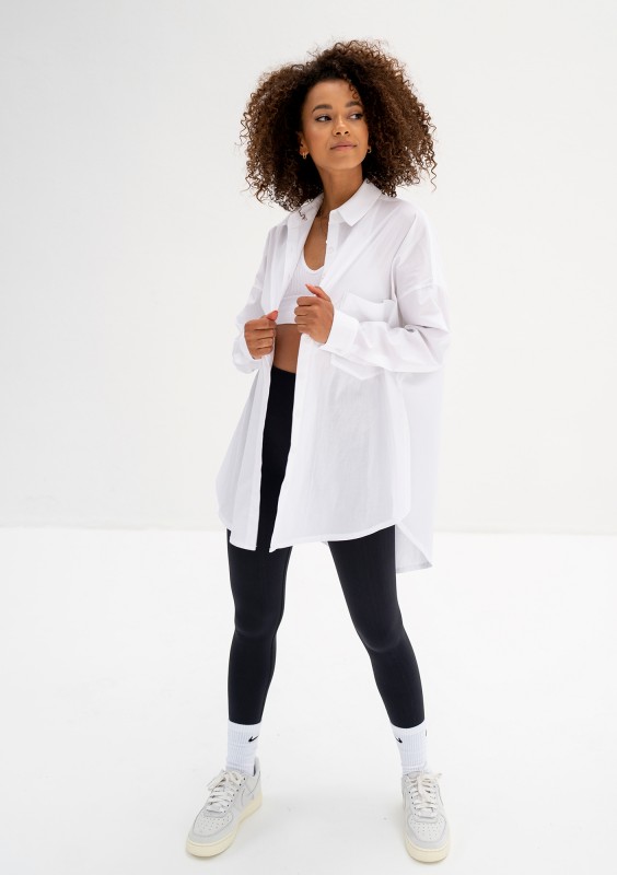 Viral - White oversize shirt