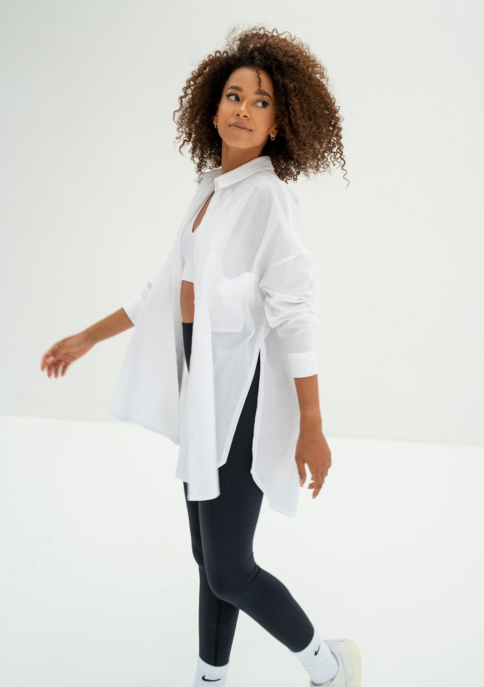 Viral - White oversize shirt