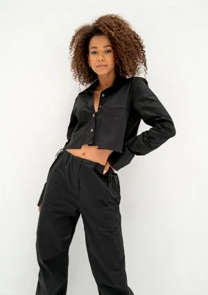 Spicy - Black wide trousers