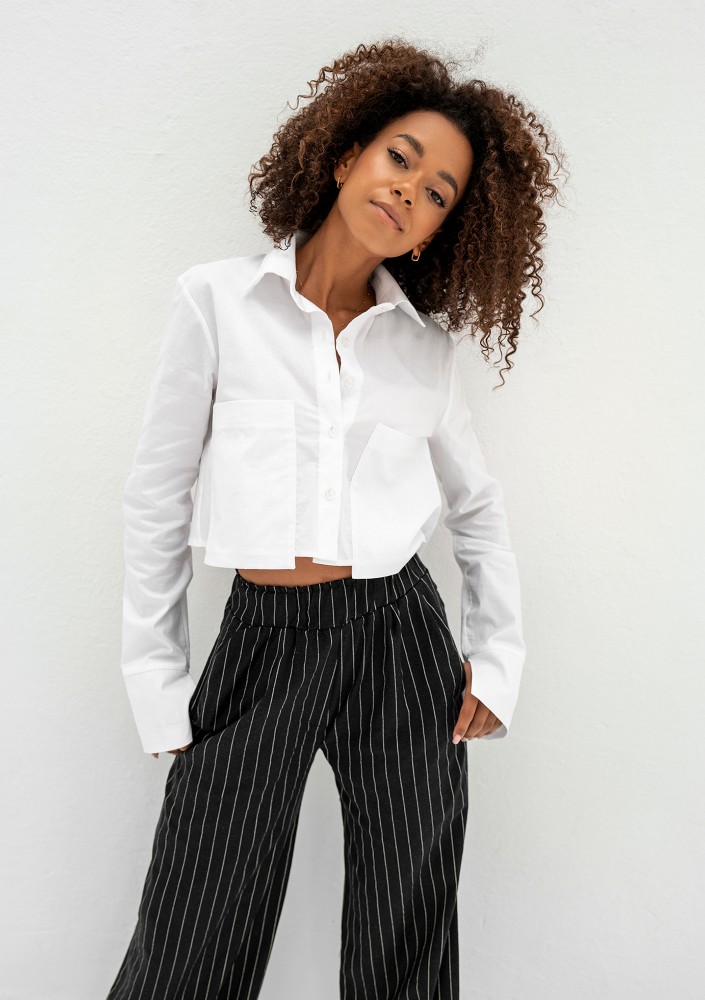 Jacque - White short shirt