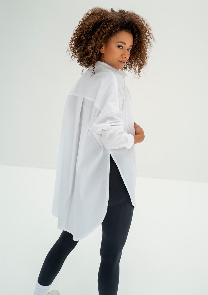 Viral - White oversize shirt