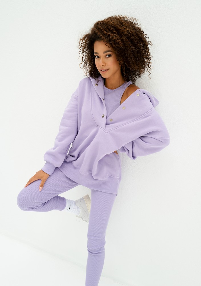 Hype - Violet knitted legging