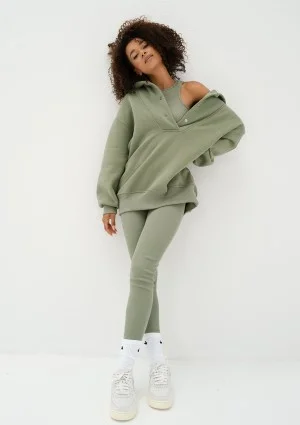 Hype - Olive green knitted legging