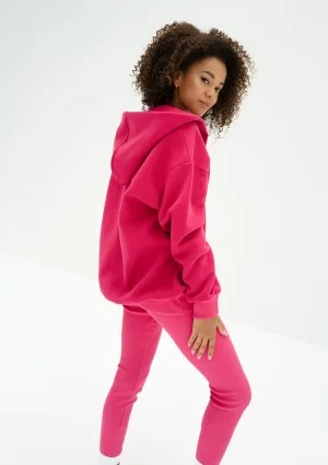 Hype - Legginsy dzianinowe Magenta Pink