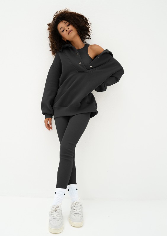 Hype - Black knitted legging