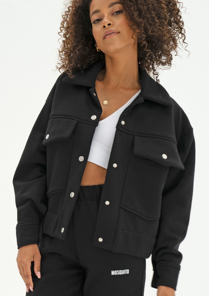 Tribe - Black cargo sweatshirt