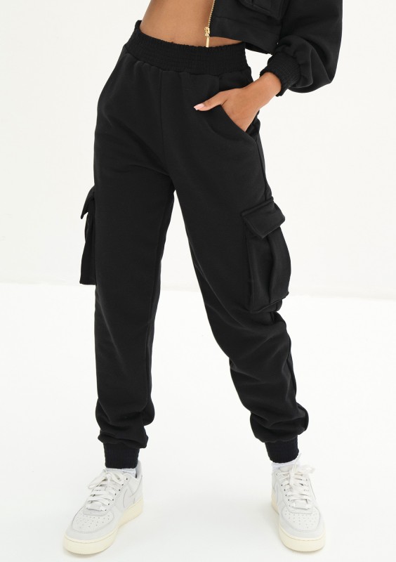 Loxy - Black cargo trousers