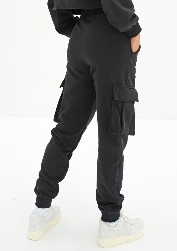 Loxy - Black cargo trousers