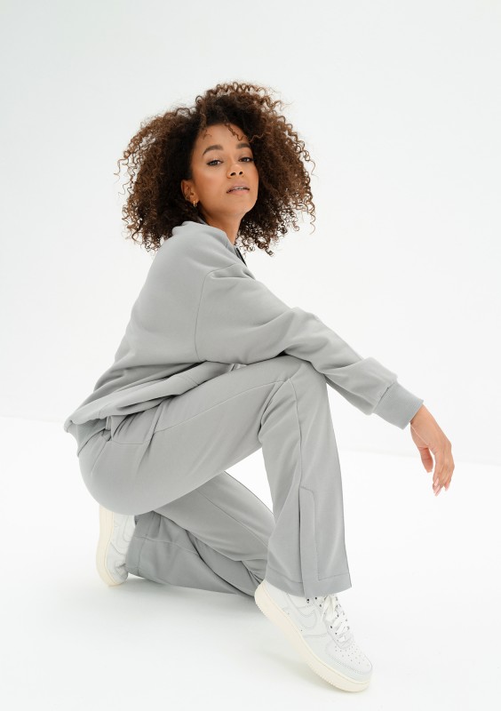 Zipp - Grey wide sweatpants