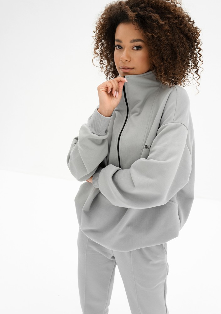 Zipp - Grey half zip sweatshirt