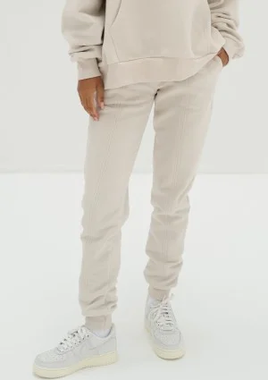 Mesh - Coconut white soft touch sweatpants