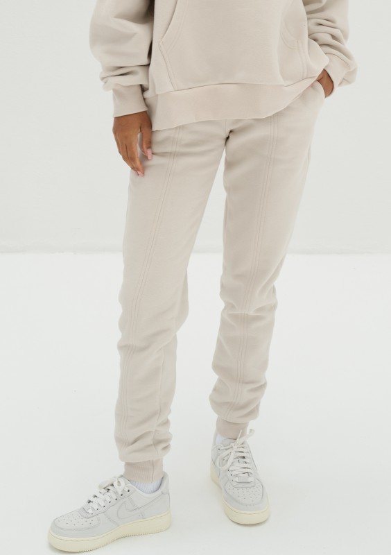 Mesh - Coconut white soft touch sweatpants