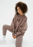 Vibe - Brown oversize sweatshirt 