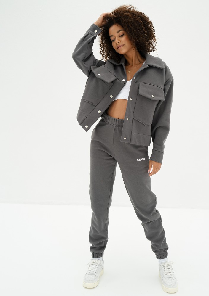 Eagle - Grey cargo sweatshirt