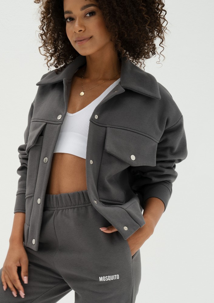 Eagle - Grey cargo sweatshirt