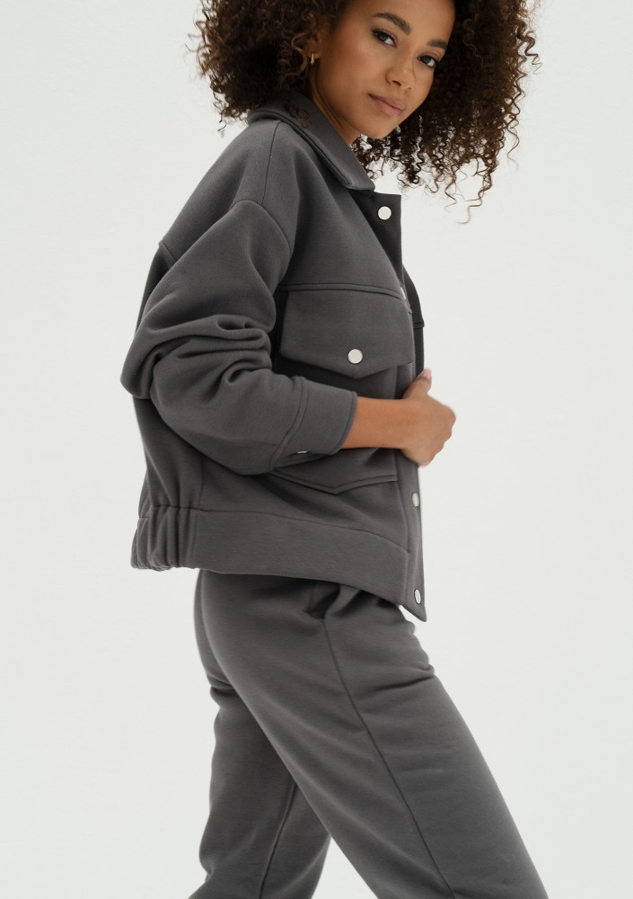 Eagle - Grey cargo sweatshirt