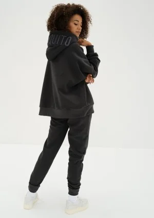 Mesh - Spodnie dresowe jogger z dzianiny soft Graphite