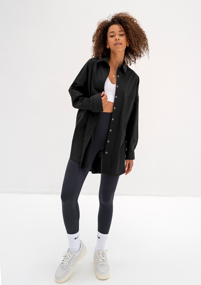 Viral - Black oversize shirt