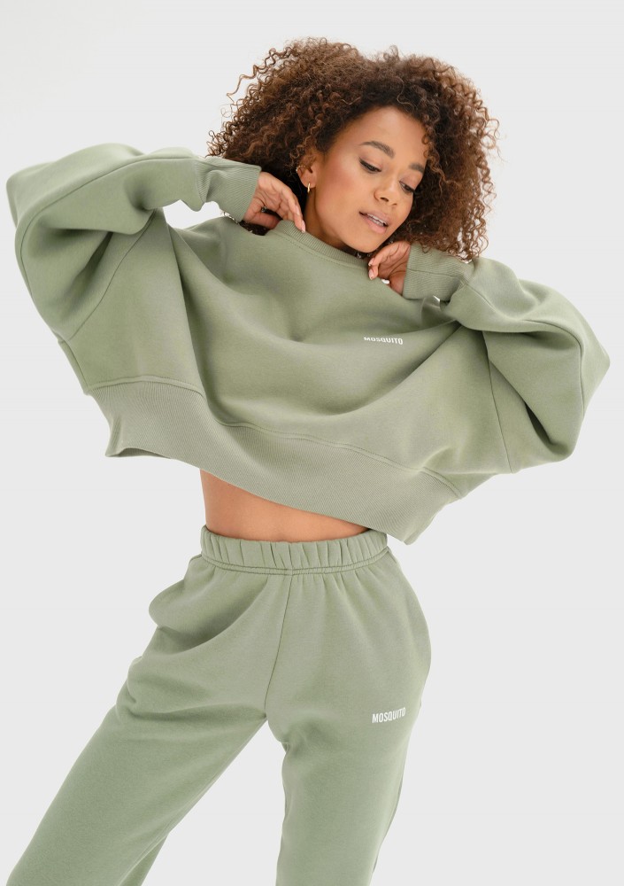 Shore - Olive green sweatshirt