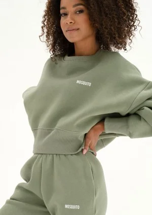 Shore - Olive green sweatshirt